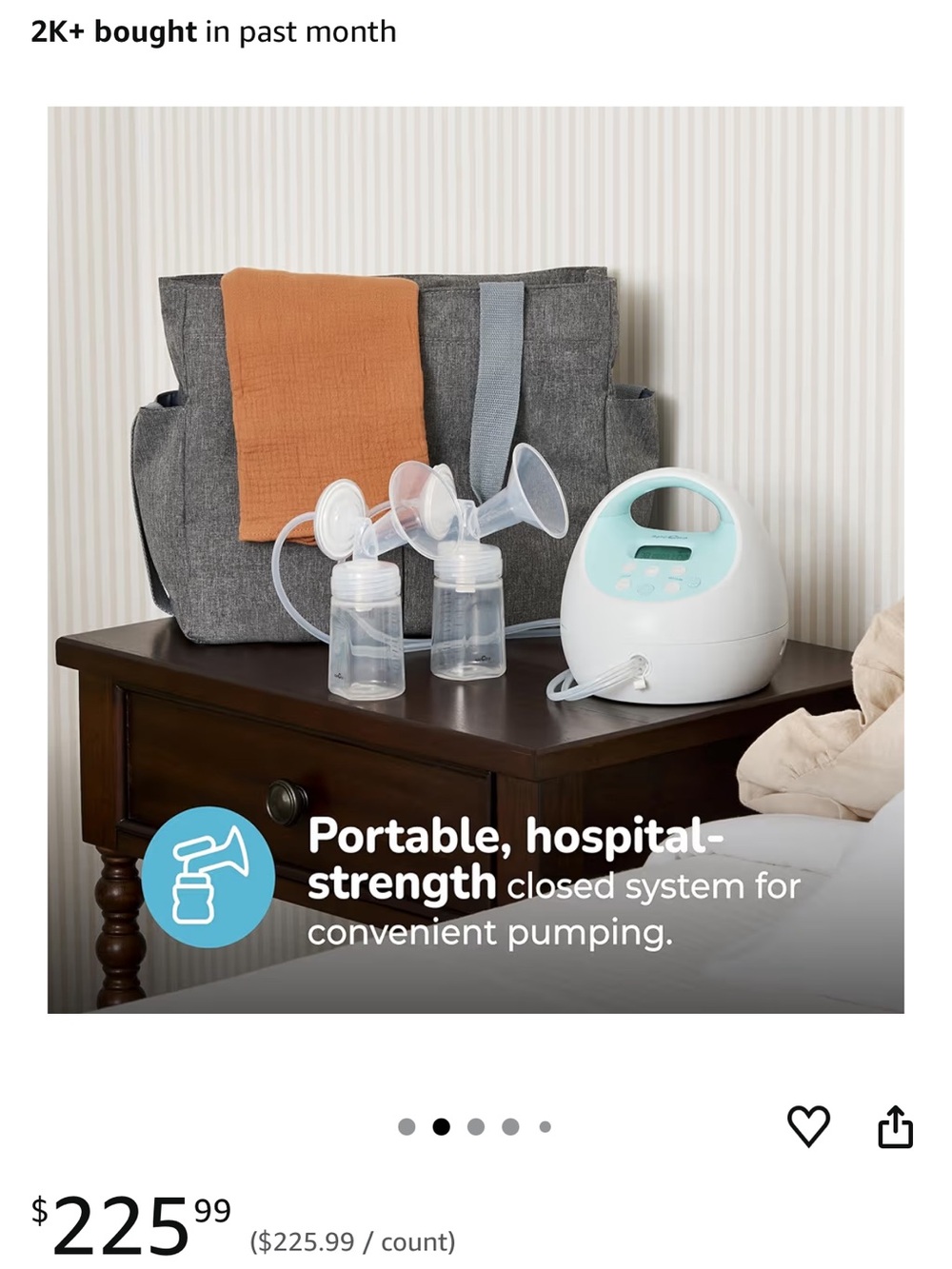 Spectra S1 Electric Breast Pump - Picture 2 of 14